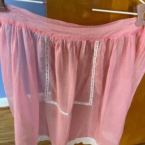 Pink Sheer Apron